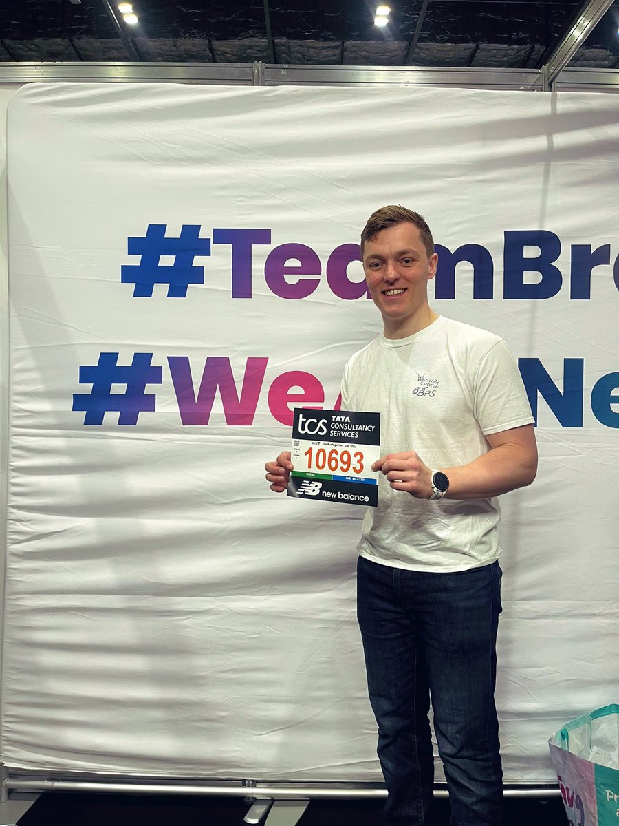 Almost time to go 🏃🏻 <a href="/LondonMarathon/">TCS London Marathon</a> 

We’ve almost raised £2.5k, please help me reach my goal by donating using the link below <a href="/BrainAppeal/">The National Brain Appeal</a> 

2024tcslondonmarathon.enthuse.com/pf/james-booker