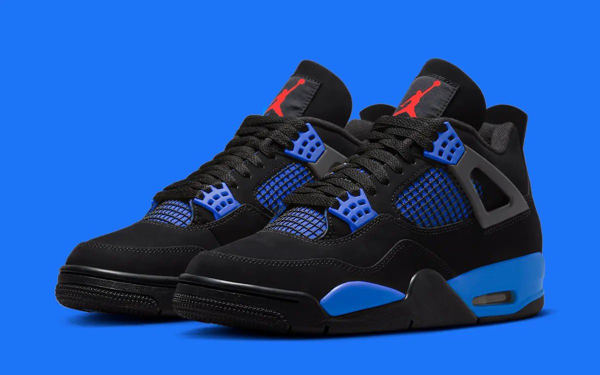 Nike Air Jordan 4 Retro “Black Deep Royal Blue”が2025年春に発売