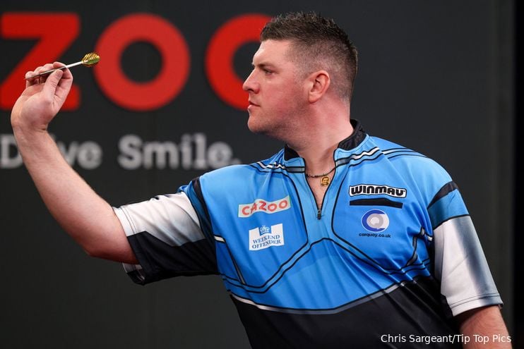 EUROPEAN DARTS GRAND PRIX ROUND TWO DARYL GURNEY 5️⃣-6️⃣ Danny Noppert It's last-leg heartache for Daryl in Germany, as the Dutchman seals the closest of wins. On to ET5 next weekend now in Austria for Superchin.