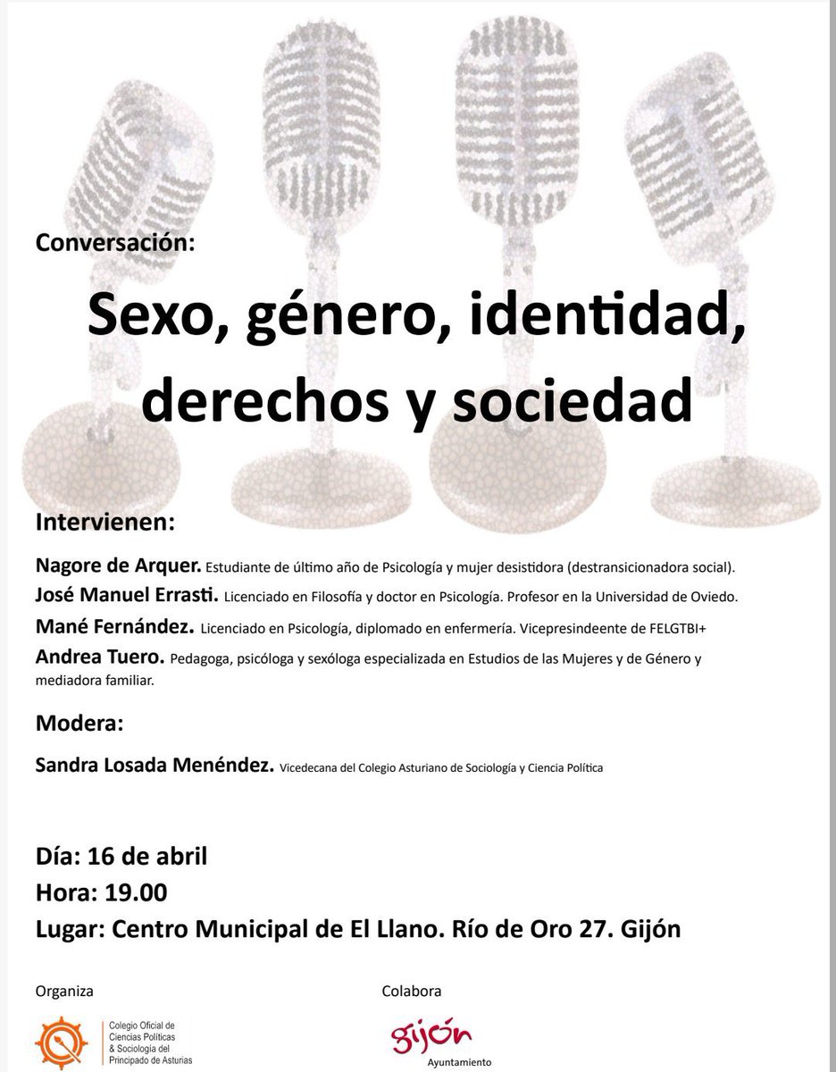 radfem_asturies's tweet photo. #YoQuieroVerElDebateDeGijon
¿Por qué cuando el debate es sano, está bien hecho, desde el respeto y con ajuste a los mínimos de educación se prohíbe su difusión? https://t.co/v7jLBA5FeF