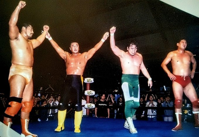 四天王プロレス
1990年代の全日本プロレスを盛り上げたこの4人(三沢、川田、田上、小橋)
これこそ、本当のプロレスだと思う。私は四天王時代の全日本プロレスが一番好きです。

#三沢光晴　#川田利明
#田上明　#小橋健太
#全日本プロレス　
#王道　#四天王