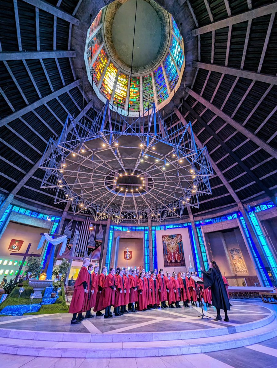 What a joy to sing at the Liverpool Metropolitan Cathedral today. Such a privilege.