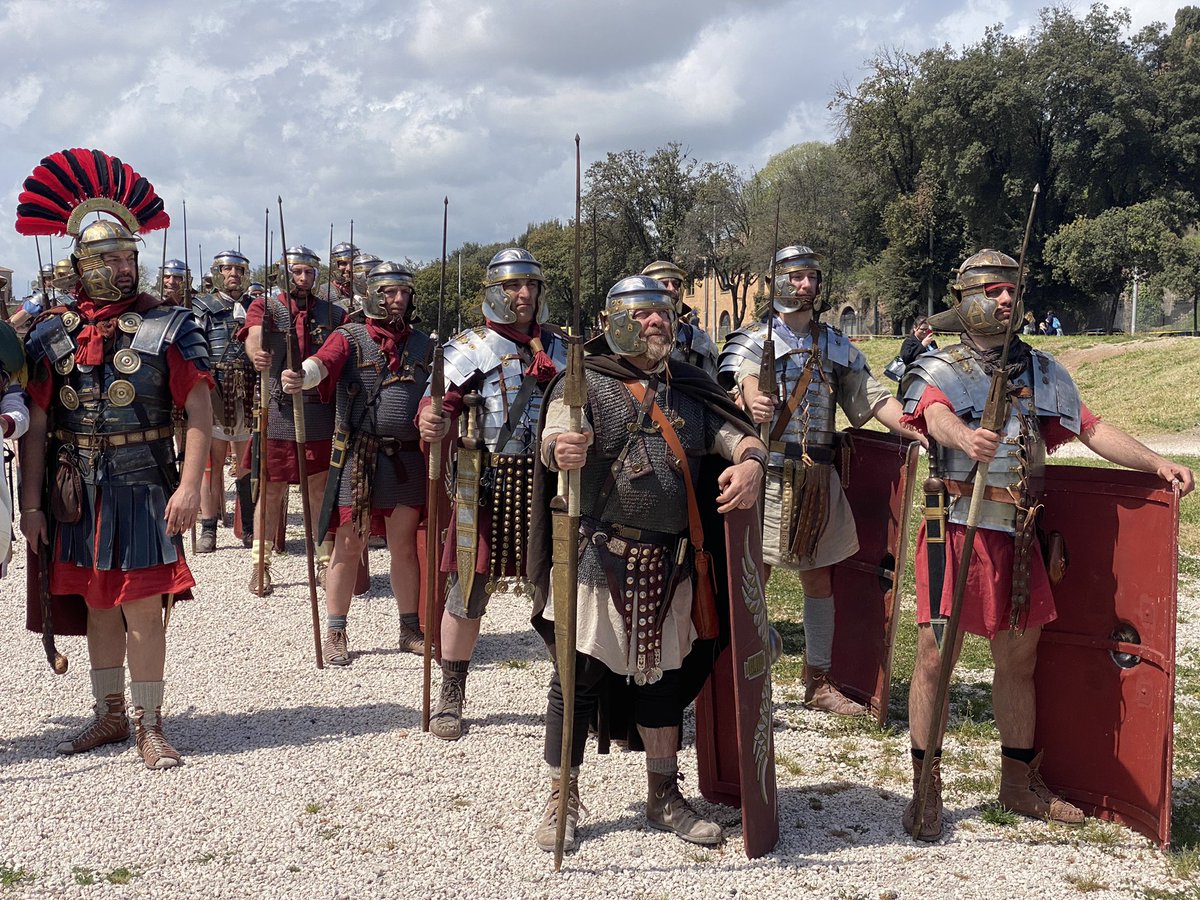 Festivities at the Circus Maximus ahead of Rome’s 2,777th birthday tomorrow
