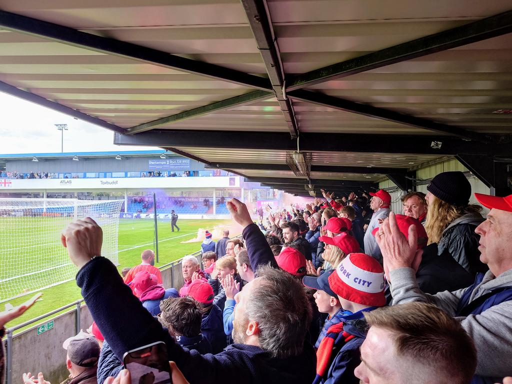 National League status sorted. An arduous season made bearable by the brilliant people who follow this club home & away. Kudos to Matt Uggla for the bold decision to appoint AH & his staff. 2024/25 needs to be about getting this club back where it belongs. KTF. We Are York.#ycfc