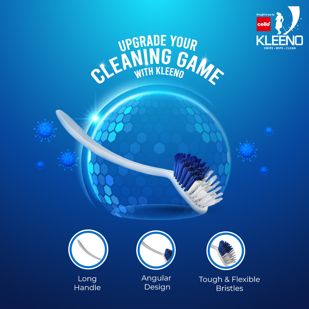 Experience the power of Kleeno: Say hello to a spotless toilet every time!

#Kleeno #KleenobyCello #Scrub #CleaningProducts #EasyCleaning #CleanHome #CleaningTips #CleanUpItUp #HygieneProducts #CleanItWithEase #Stains #ToiletBrush