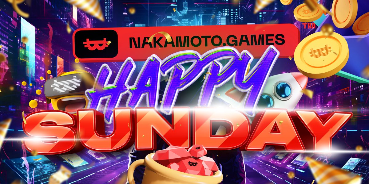 Nakamoto Games wishes the #NAKAFAM a Happy Sunday! Looking forward to another big week ahead, including new game and feature launches. Expanding, growing, and finding more adoption, that’s our agenda, and we do everything possible to make it happen daily. $NAKA #BUIDL