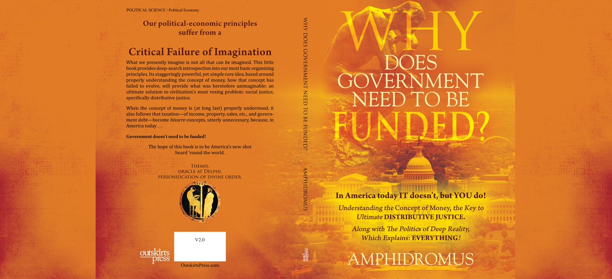 #distributivejustice #debtfreecommunity #studentloan #studentloans #studentloandebt #pay Attempting to fund our government plays no role in supporting the value of our currency. This book explains what does, while delivering utmost distributive justice. whyfundgov.com