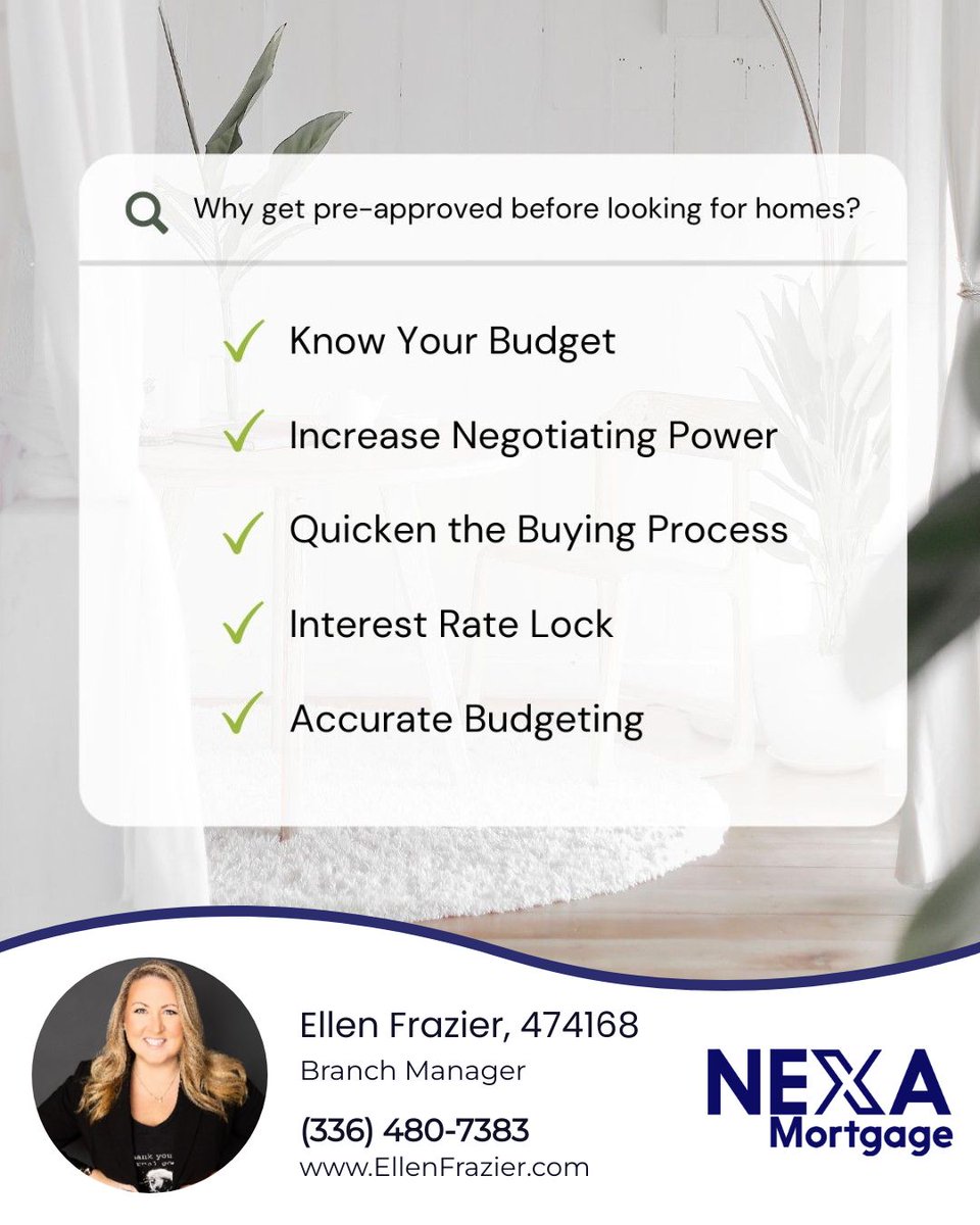 Thinking of home buying? Begin with mortgage pre-approval to streamline your search and strengthen your buying power. Ready to start? Reach out today!

#realestate #agent #homebuying #mortgage #preapproval #homebuyingtips #charleston #charlestonsc #charlestonrealestate