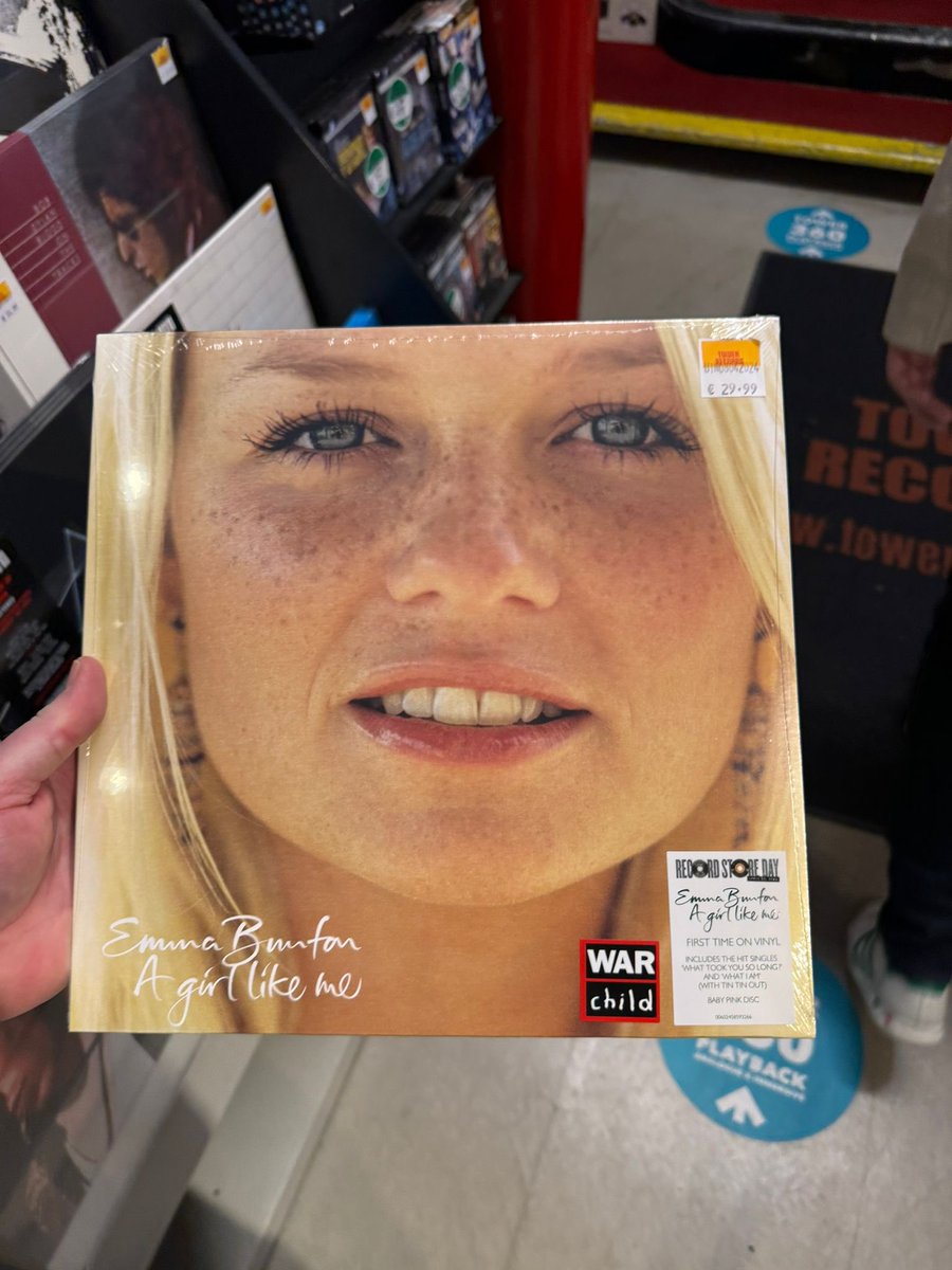 Got my copy @EmmaBunton 🥰 @TowerDublin 🇮🇪 @recordstoreday #RSD2024 #AGirlLikeMe