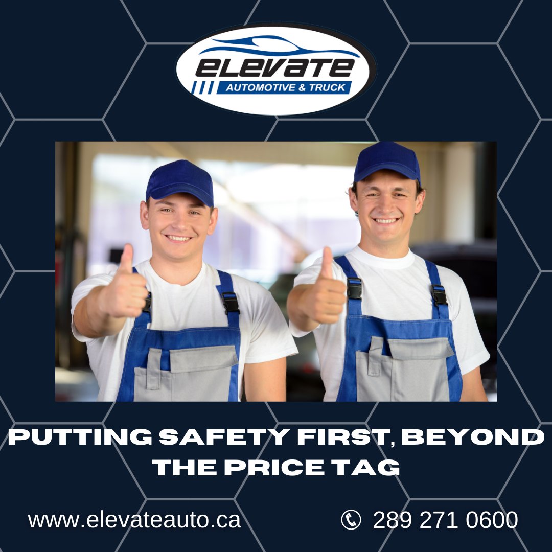 🚗🛡️ Our Safety Promise: At Elevate, your safety drives us every day. Together, let's keep your vehicle secure. elevateauto.ca #SafetyFirst #ElevatePromise #DependableService