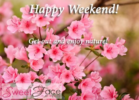 Happy Saturday! Have a great weekend, we hope you can get outside and enjoy it. 😊 🌸 
#Saturday #weekend #sweetfaceminerals #makeup #skincare #mineralmakeup #naturalskincare