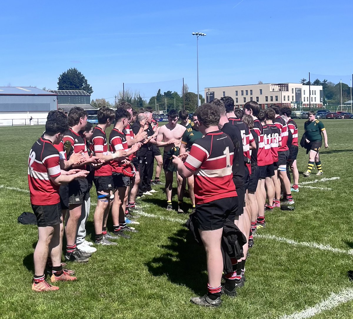 Our under 18 boys are Leinster Premier League Champions after beating a tough @boynerfcofficial side by 39-19 in Athy this afternoon. Congratulations to all the Wicklow boys, their coaches and their families on a proud day for Wicklow RFC. 🔴⚪️⚫️💪💪🏆🏆