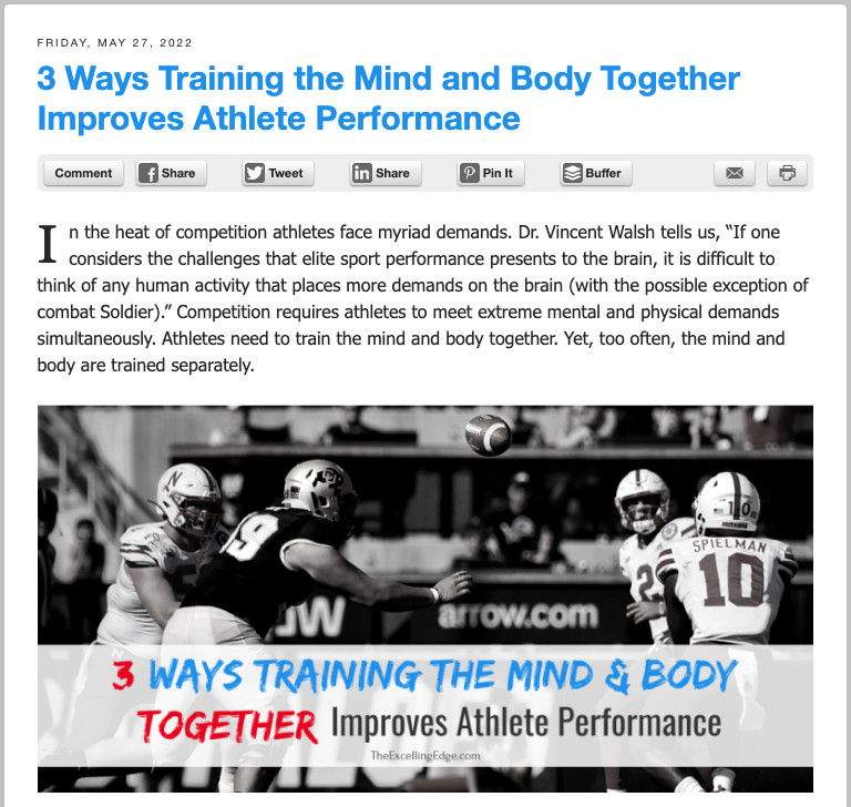 In the heat of competition, athletes' minds and bodies face tremendous demands (at the same time!). 

⚠️ Yet, too often we train them separately. ⚠️

Not any more! 👇🏽

🔗 
theexcellingedge.com/3-ways-trainin… 

#sportscience #cognitivetraining #mentalperformance