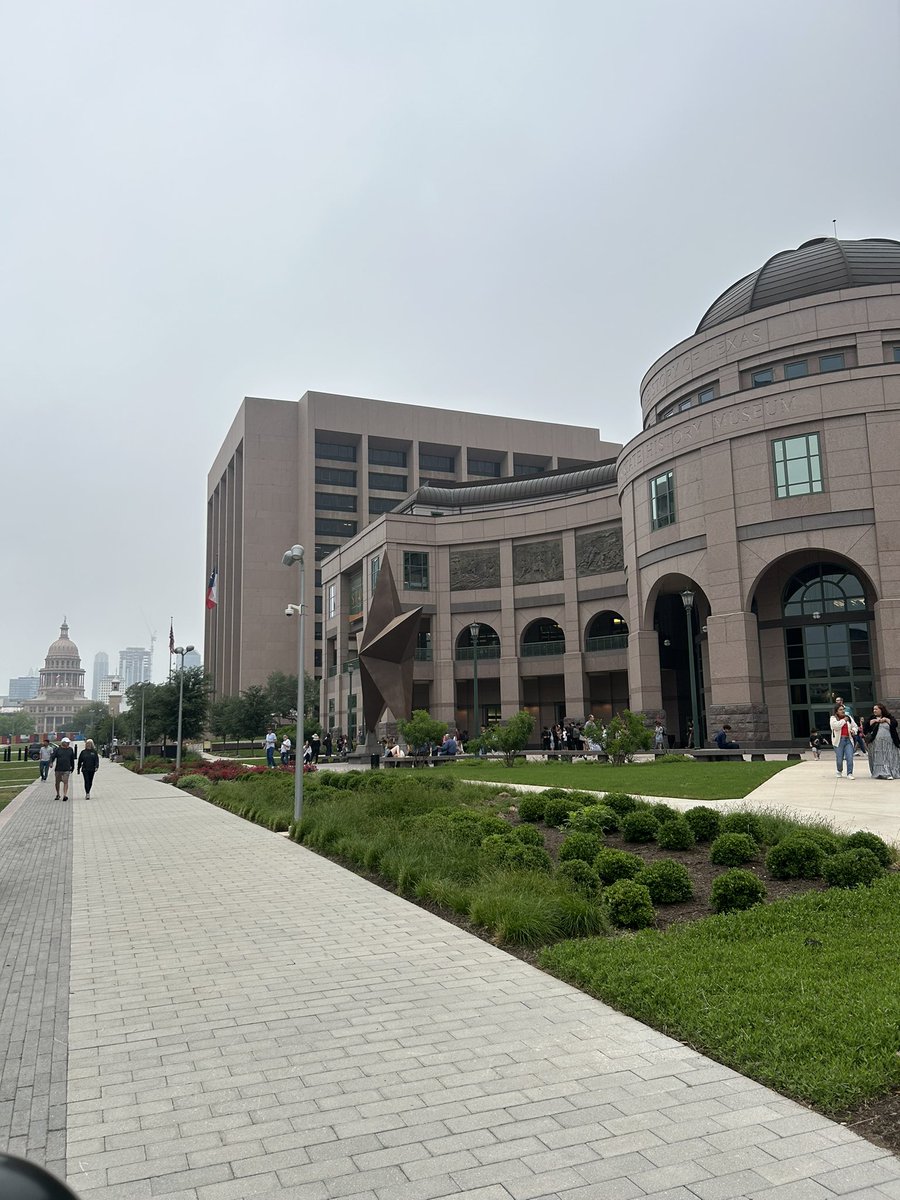CoachMoltz's tweet image. Early morning with the AMCMS history fair team in Austin for State! Final rehearsals in the hotel lobby (even had a round of applause from some passersby’s getting a peak of the action)! Displays are set, presenters prepped to represent CSISD with pride! #CSISD @CSISD ✈️🇺🇸🪖