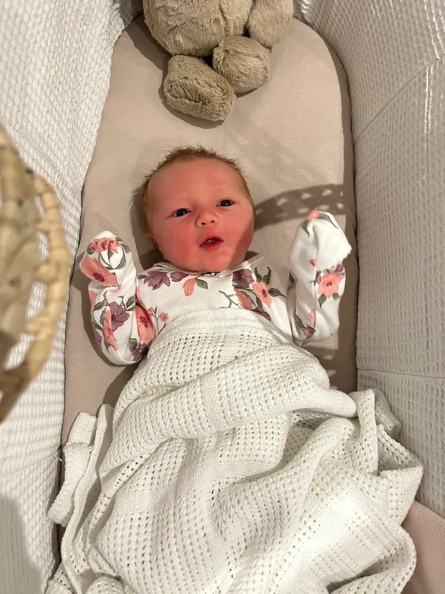 Introducing to the world my beautiful granddaughter Lucie, so very proud 😘