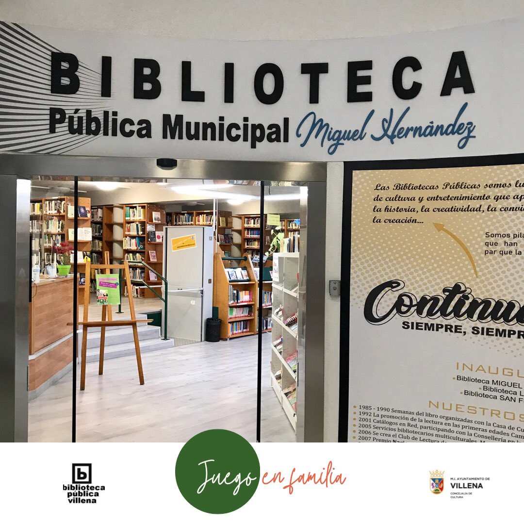 AngelaBoj's tweet photo. Gracias a las Bibliotecas Públicas Municipales de Villena por programar dentro de sus actividades de la Feria del Libro “Juego en Familia” Un espacio mágico de juego para los niños y las niñas de 0 a 3 años. 
Gracias por cuidar a la infancia y sus familias desde las instituciones https://t.co/58sNsXt9jT