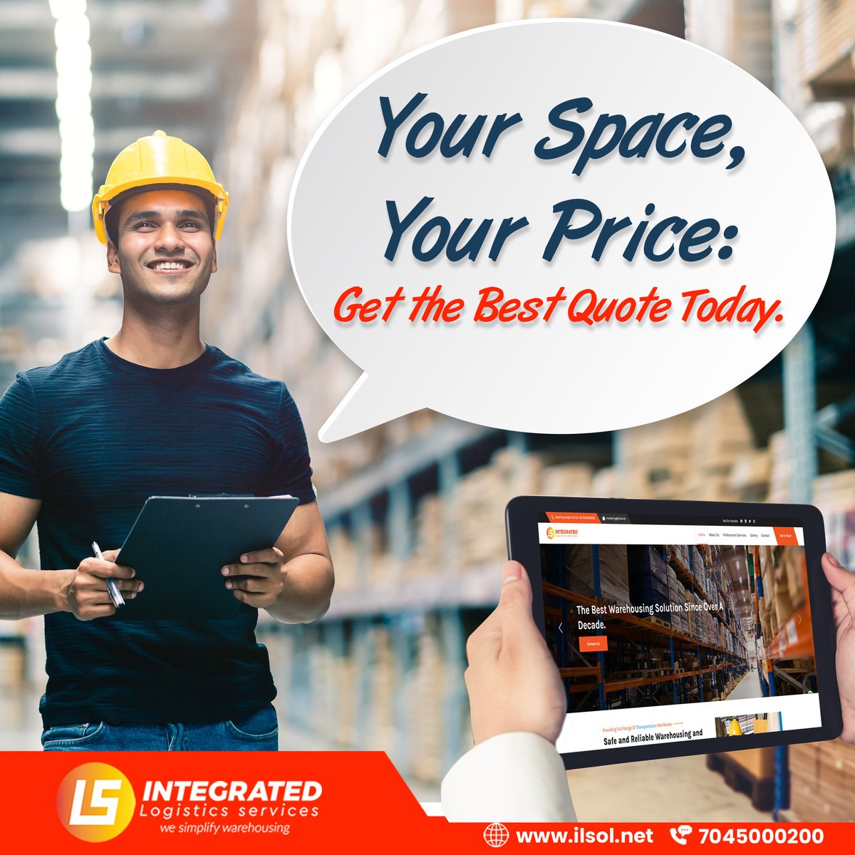 Optimize your storage costs with Integrated Logistics Services! 📦💲 Get the best quote for your warehousing solutions and experience excellence in storage, handling, and logistics.

#IntegratedLogisticsServices #logistics #logisticscompany #logisticsservices