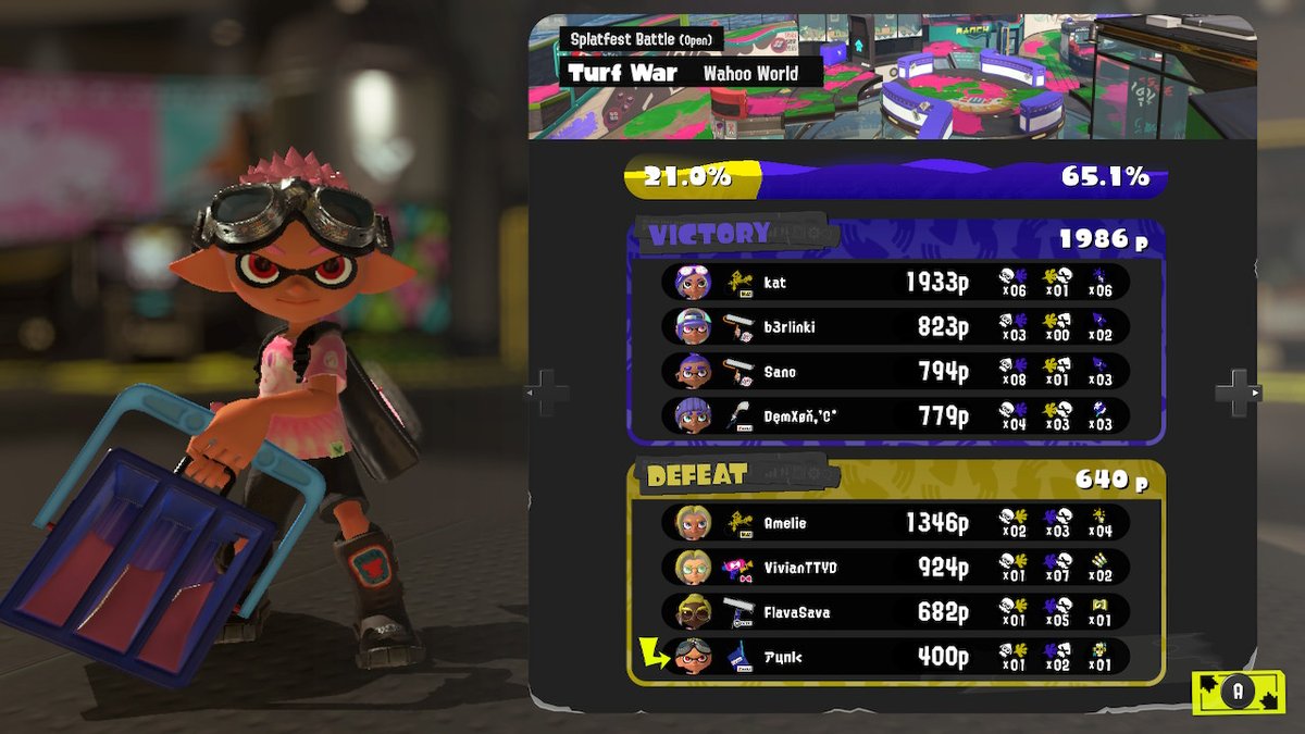demonic_zen's tweet photo. sometimes you just need to know when to give up to people. i got my 400p, yall can have fun feeding. #Splatoon3 #NintendoSwitch https://t.co/iqxyc1mtuQ