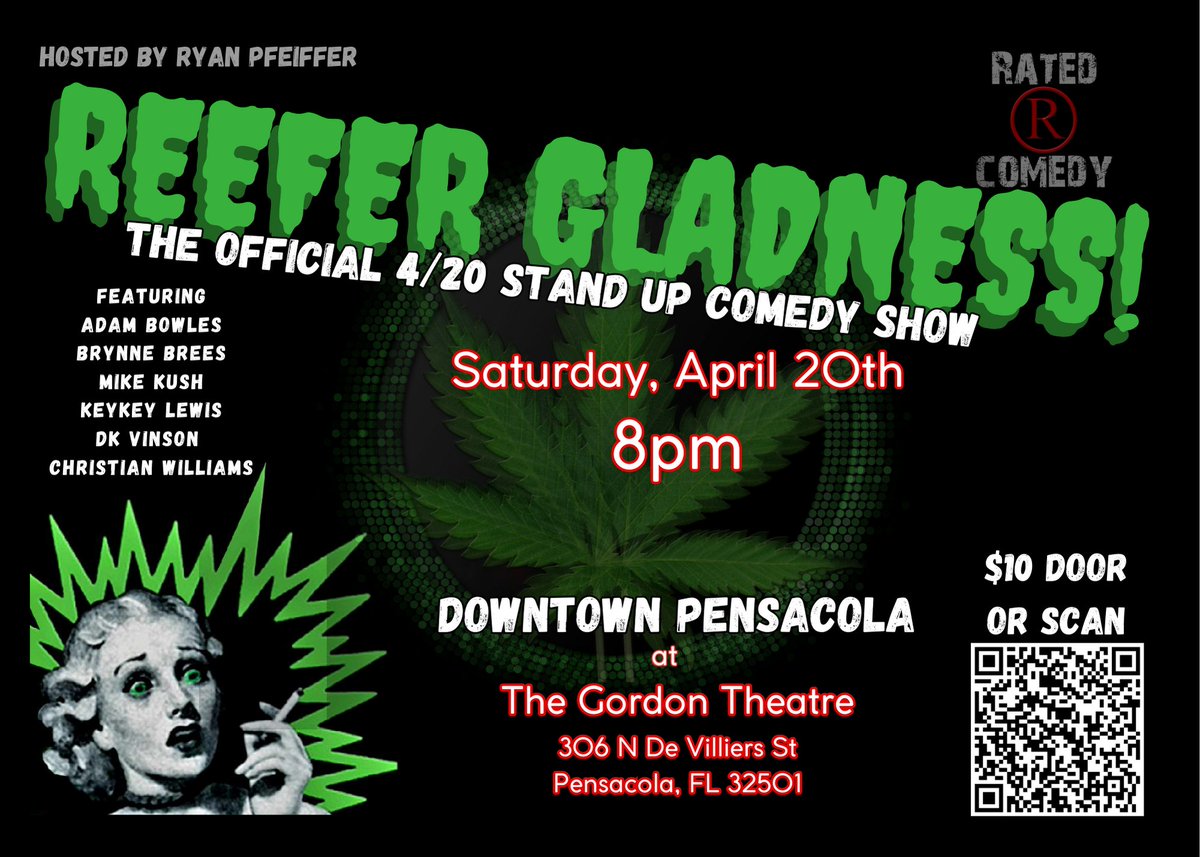 Tickets still available for this TONIGHT in #DowntownPensacola!

eventbrite.com/e/rated-r-come…

#pensacolastandupcomedy #pensacolaevents