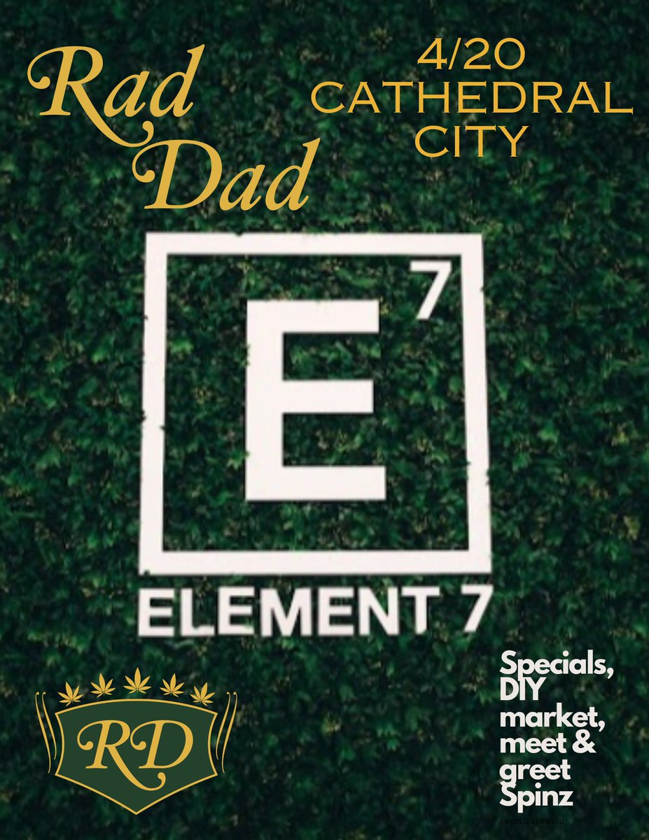 Happy 4/20! I will be at Element 7 Cathedral City for a special 4/20 event, come say high! 

#cathedralcity #Coachella #cannabis #cannabis