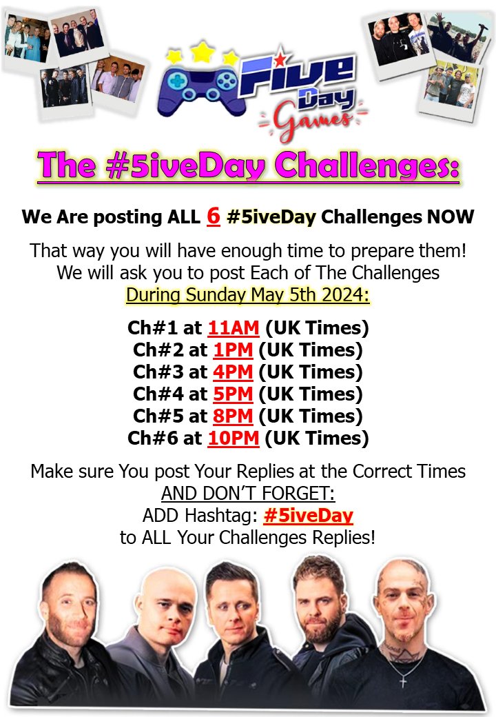 #5iveDay tweet media