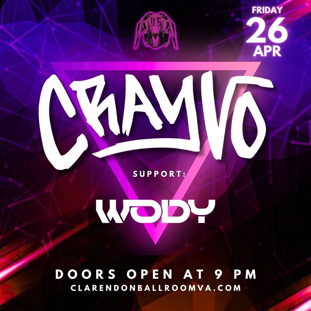 CallhimCWALK's tweet photo. LESS THAN A WEEK AWAY DMV!!!

Come through ballroom underground 4/26 for a free show with the boy CrayVo! I’m on 9-11, then we have a surprise for yall! LETS GET IT 🔊 https://t.co/BH3LH7xG5v