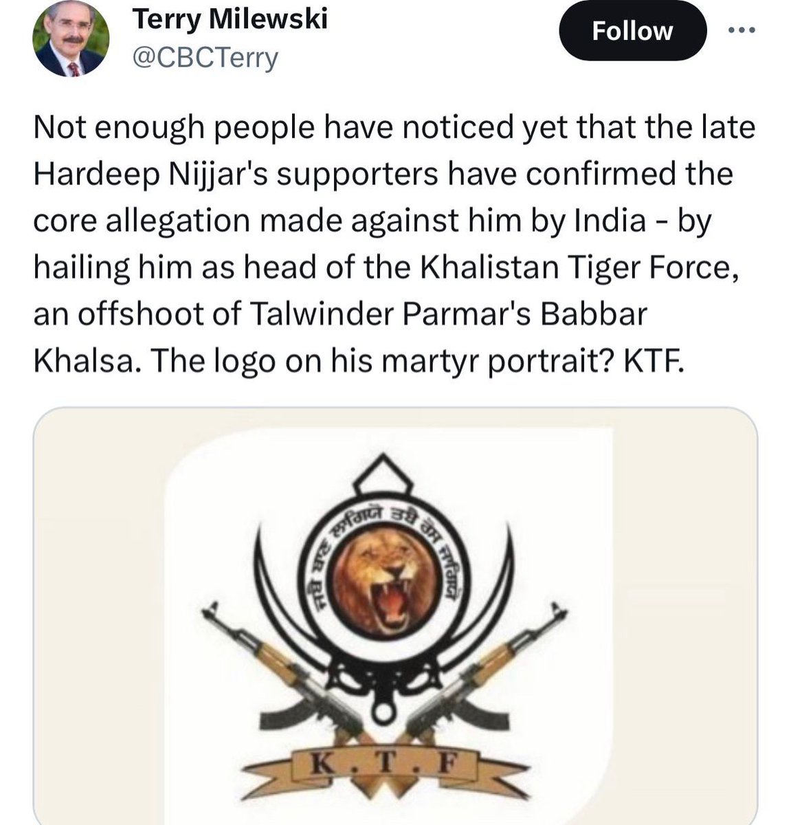 This can make anyone understand the links of Nijjar with terrorism and his association with #KhalistaniTerrorism except @JustinTrudeau. #KhalistaniPuppetTrudeau