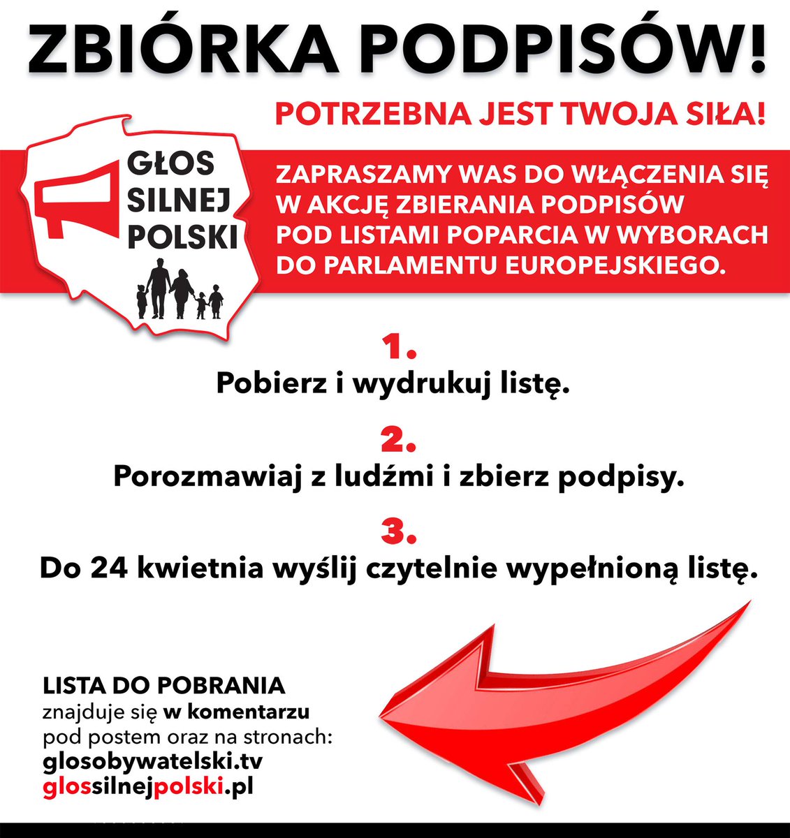 !!! ZJEDNOCZMY SIĘ !!! !!! ZBIERAJMY PODPISY !!! !!! LISTY DO POBRANIA (w komentarzu pod postem). #Polska #bezpiecznapolska #front #wolnosc #pokoj #tonienaszawojna #polexit #zjednoczenie #rodzina #dobrobyt #stopwho