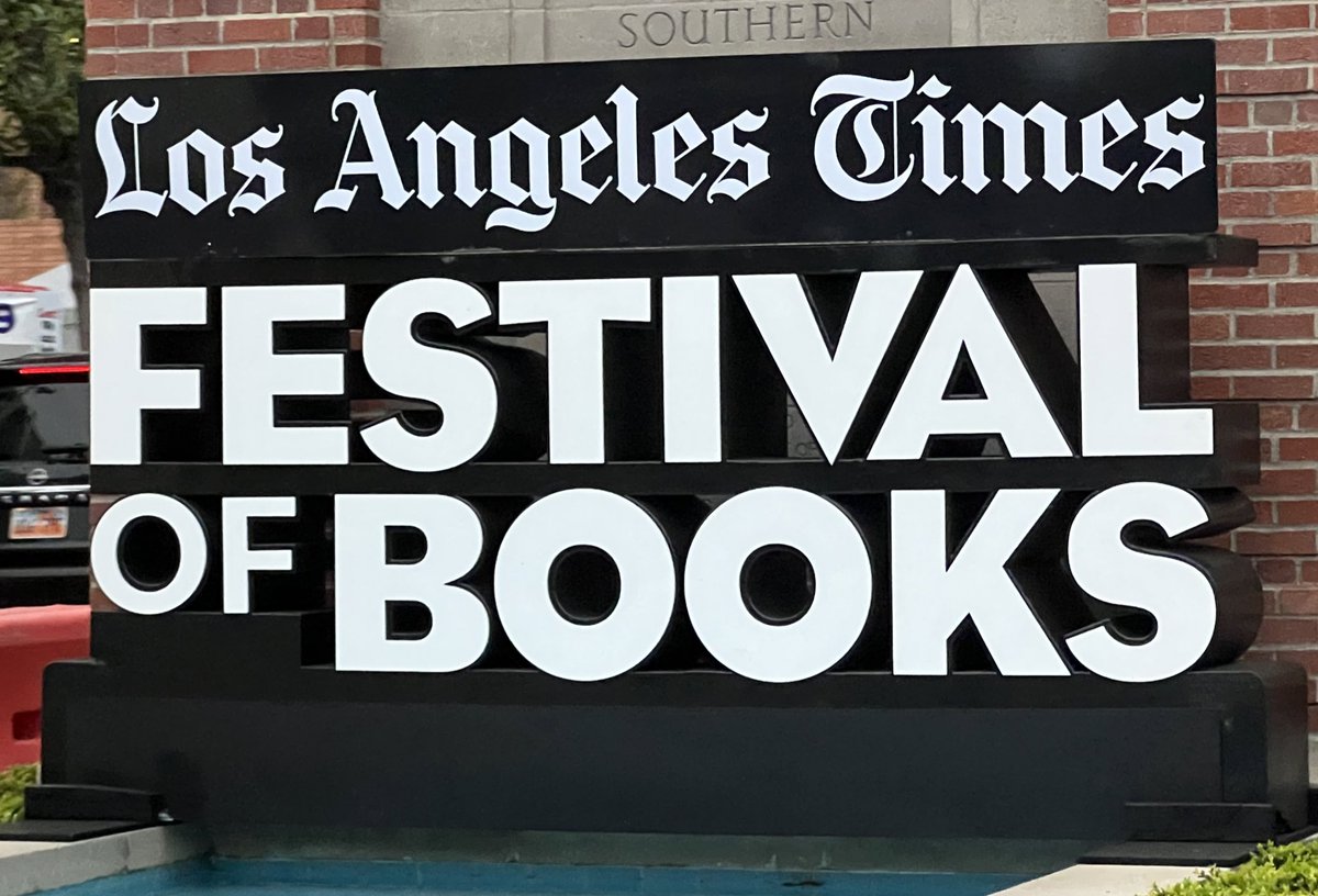 Reminder that I’m at the LA Times Festival of Books on the USC campus today. Booth #912. Selling and signing copies of Whirly World. 🤓📚