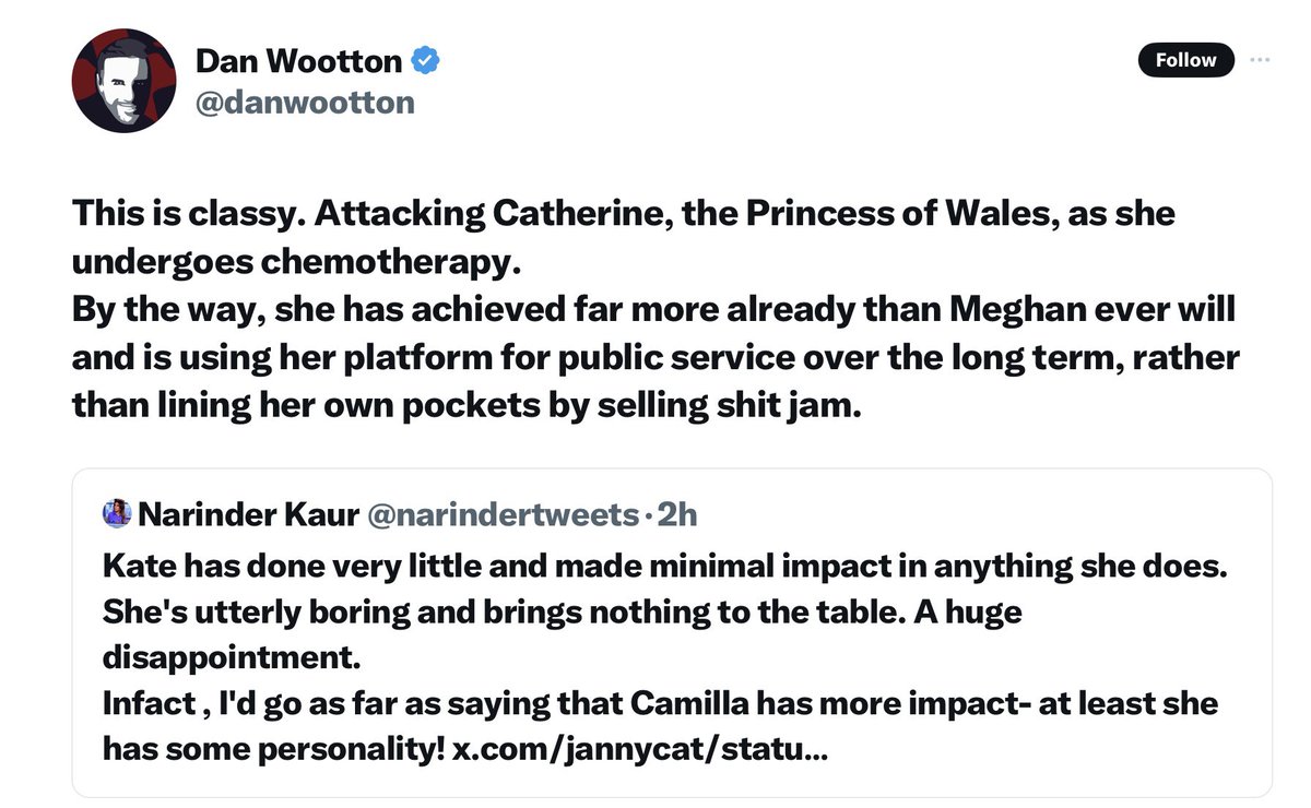 Please can anyone tell me what exactly the other #PrincessofWales has achieved during her DECADE as a member of the royal family? Other than stating the obvious about early childhood education, and then doing nothing about it? What impact has she actually had? You can’t claim