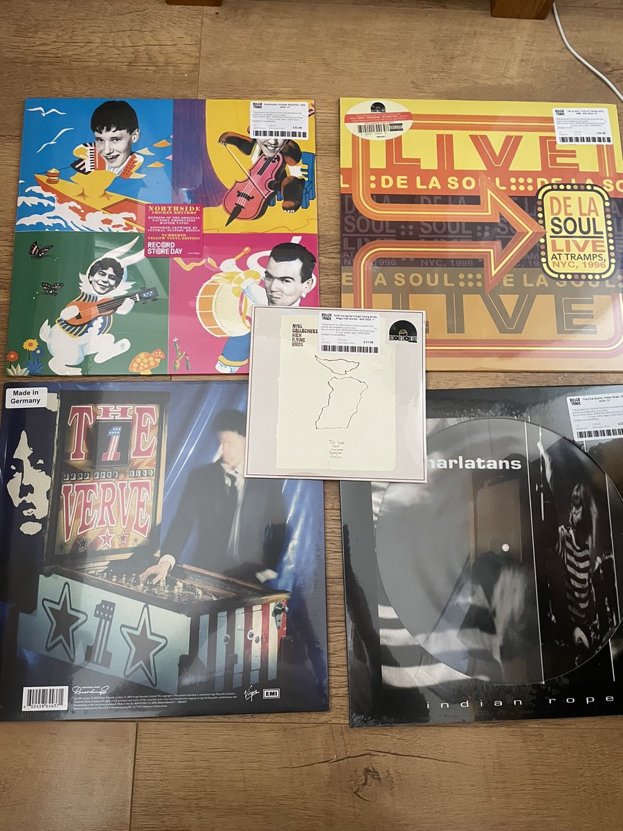 @NORTHSIDE___ @Tim_Burgess @thecharlatans @NoelGallagher @WeAreDeLaSoul and The Verve @richardashcroft missed out on @shedseven though. Worth the queueing in the end #RSD2024