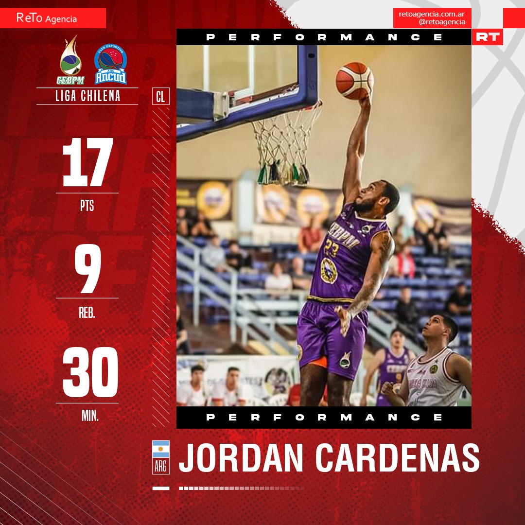 ✅️ PERFORMANCE 🔝🔥
JORDAN CARDENAS
PUERTO MONTT 
@chilelnb 🇨🇱