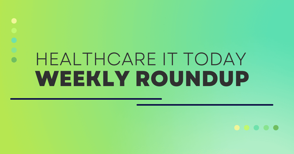 Weekly Roundup – April 20, 2024 #HITsm

healthcareittoday.com/?p=2419224