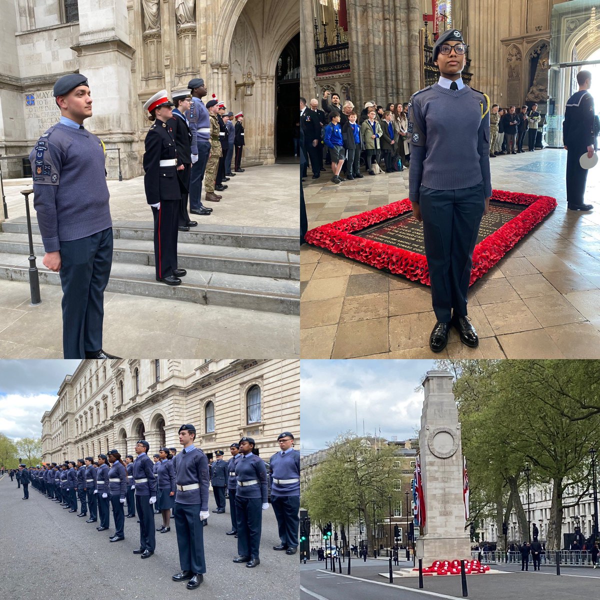 Very honoured to take the salute at Today’s St George’s day parade at the Centotaph some 37 years since first marched in Whitehall

Thank you to the 170+ volunteers and <a href="/aircadets/">RAF Air Cadets</a> of  <a href="/LondonAirCadets/">London Air Cadets</a> who were brilliantly turned out  support <a href="/RSStGeorge/">RoyalSocietyStGeorge</a> and <a href="/wabbey/">Westminster Abbey</a>