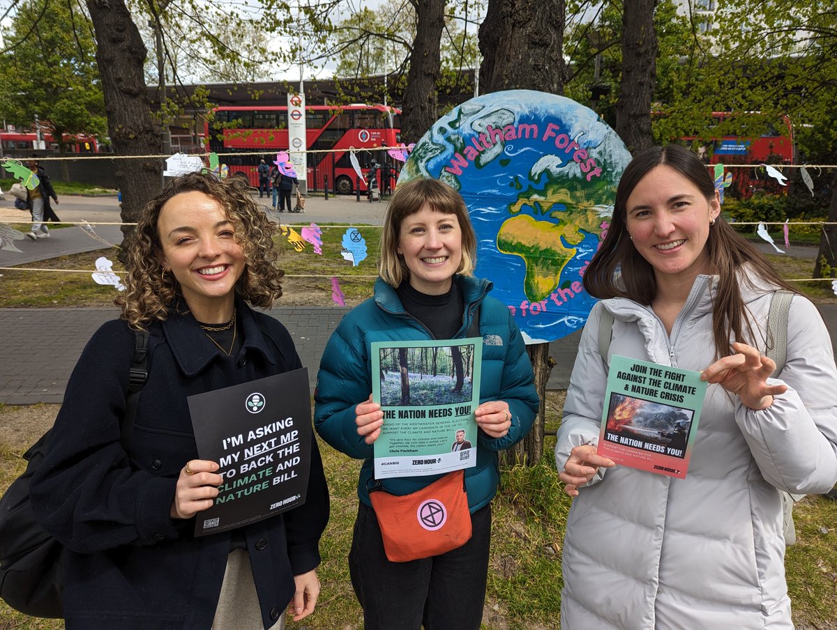 ⚡ Waltham Forest! ⚡ This #EarthDay, join Zero Hour in backing the #CANBill—and help us ensure that the next Parliament delivers the joined-up climate and nature action we need. 👉 action.zerohour.uk