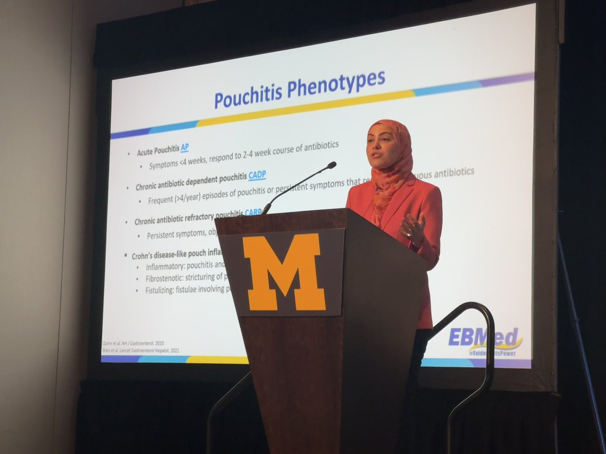 When the pouch is sick, who do you call? Pouchitis-buster @MaiaKayalMD takes us on the journey of evidence (& lack thereof) in the realm of IPAAs Full recordings w/registration #EBMED EBMed.net