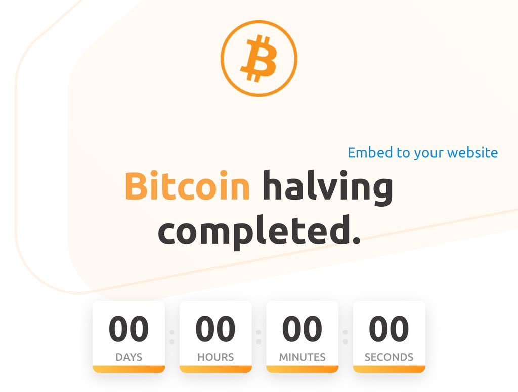 🎉MAJOR ANNOUNCEMENT 🔥The #BitcoinHalving is completed ‼️ Let's step into a new era together! Cheers to the next 210,000 ! 🌊@Bitcoin #Bitcoin Stay tuned ! 👀👀
