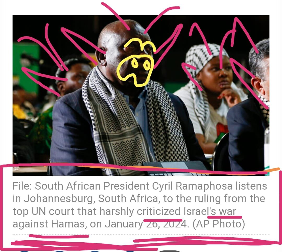 remember this is a anc terrorist they never changed!!!! anc collapsed South AfriCa in 30 years.anc hate America the White West and Israel don’t be fooled!!! Only biden liked them.@realDonaldTrump ,@SpeakerJohnson ,@SenTedBuddNC ,@TrumpGirl_1776 ,@MOSSADil ,@Isaac_Herzog ,@fox