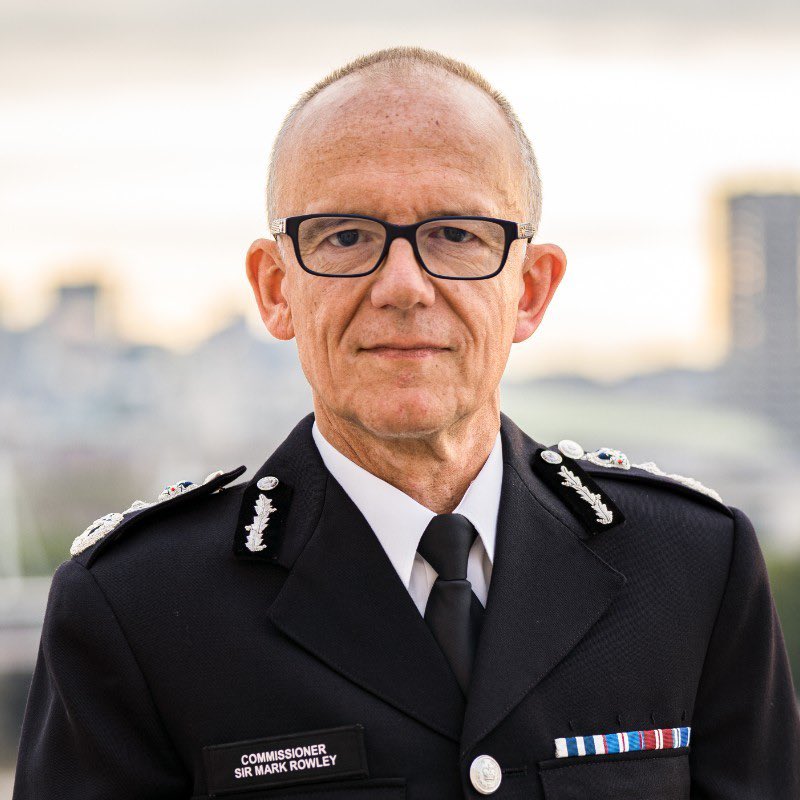 Let’s send Met Police Commissioner Mark Rowley a message and demand his RESIGNATION. Please Retweet if you AGREE 👍