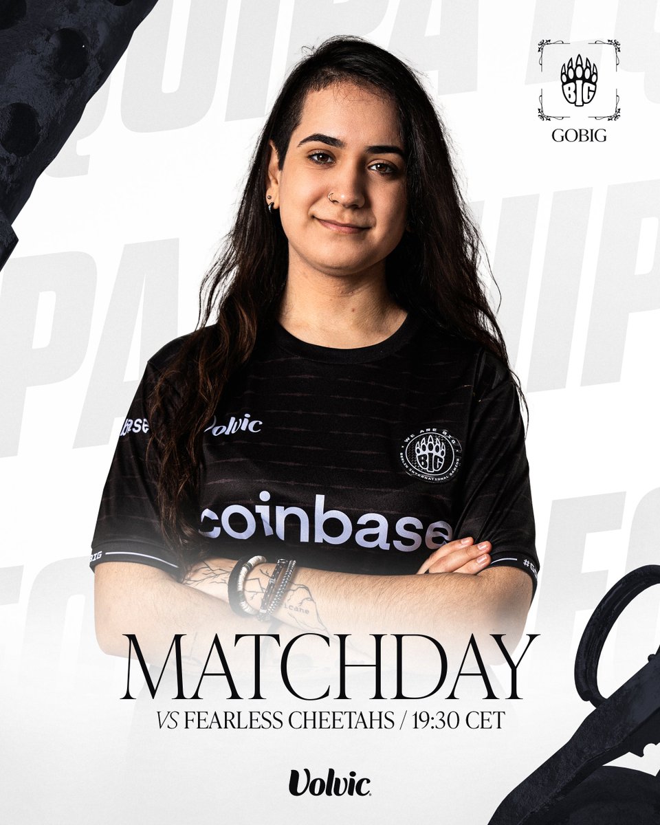 BIG_EQUIPA's tweet photo. 🚨 𝙏𝙝𝙚 𝙁𝙞𝙣𝙖𝙡 𝘽𝙤𝙨𝙨 🚨

We want to get back to the @ESLImpact big stage. And we're just one step away from achieving our goal! #GOBIG 🫡

19:30 CEST ⚔️ versus Fearless Cheetahs

📺 https://t.co/II2lucXnvO
📺 https://t.co/xoaf2HkxcQ https://t.co/fgIwm7MgWR