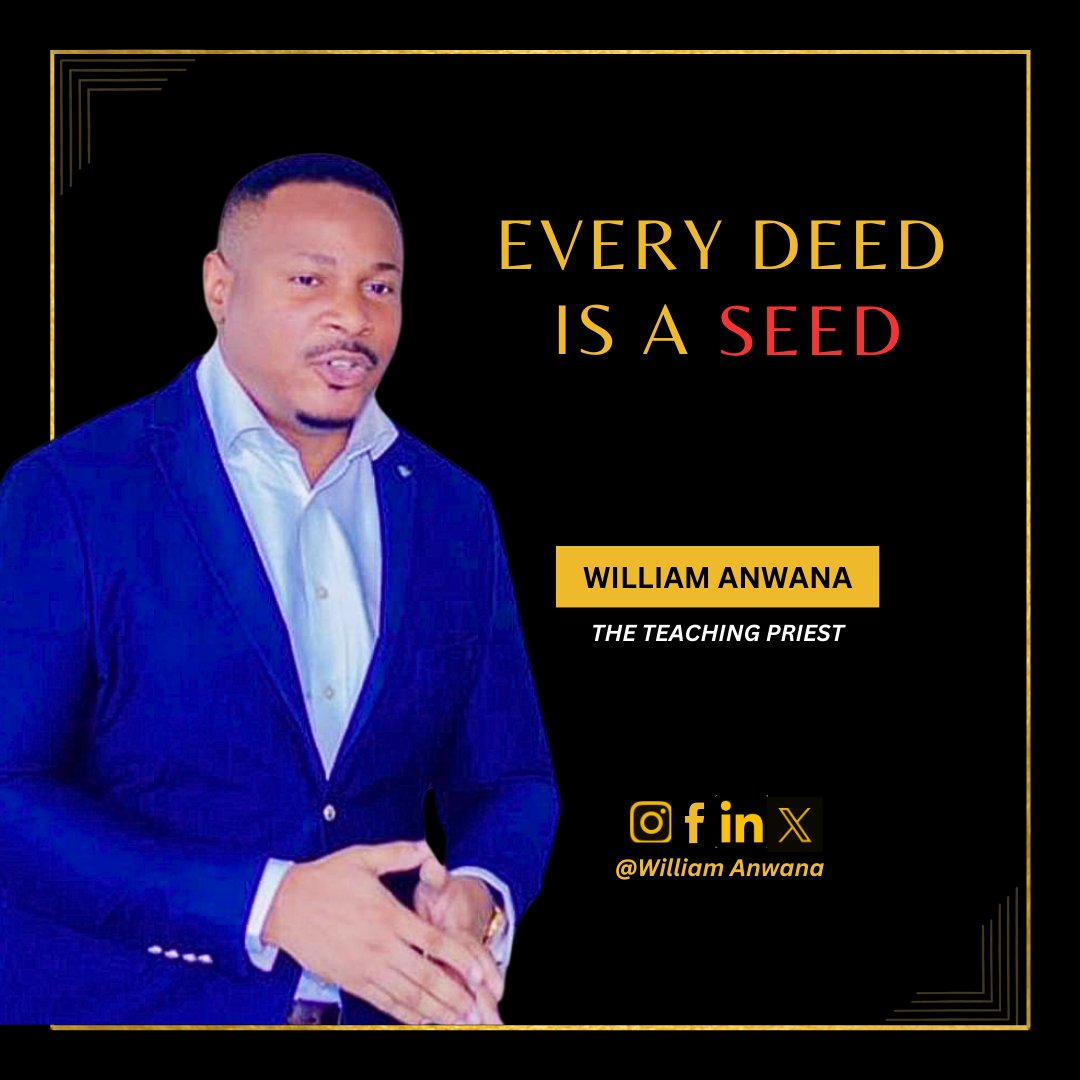 wilwana's tweet photo. Your life is fertile soil.

Whatever you sow into it will inevitably be reaped in multiples of what you planted.

Just as each fruit laden tree began as a seed, your future harvested self is the exponential outcome of your present planted actions. https://t.co/SafEgF1Zr5
