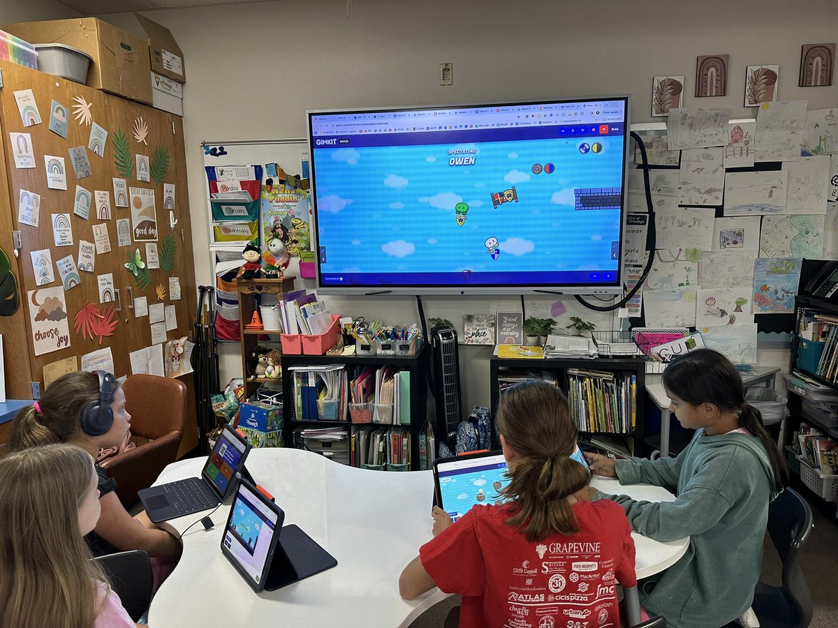 HThoudek's tweet image. Gimkit STAAR math review time! Learners loved the excitement of utilizing #gimkit yesterday in 3C! @MKBMavs