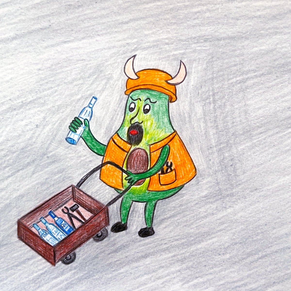 SinGardenNFT's tweet photo. Soon... Somewhere in the world, where there is a perfect balance between work and pleasure, you will meet Viki - the avocado, a jack-of-all-trades, whose hands restore order in the chaos of everyday life.🥑😈
#SinComics #SinGardenNFT #Stargazezone https://t.co/FhU7oSDA5i