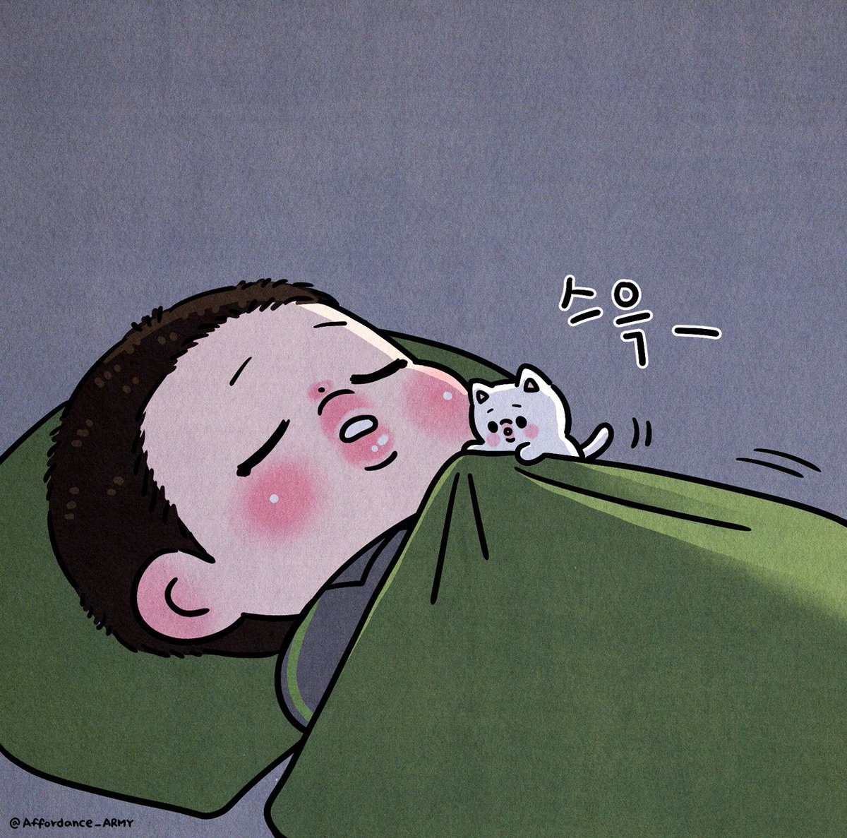 Affordance_ARMY's tweet photo. 보고싶어서 올리는 자급자족 군생활 이야기

4. 좋은 꿈 꿔. https://t.co/rSRH88WEii