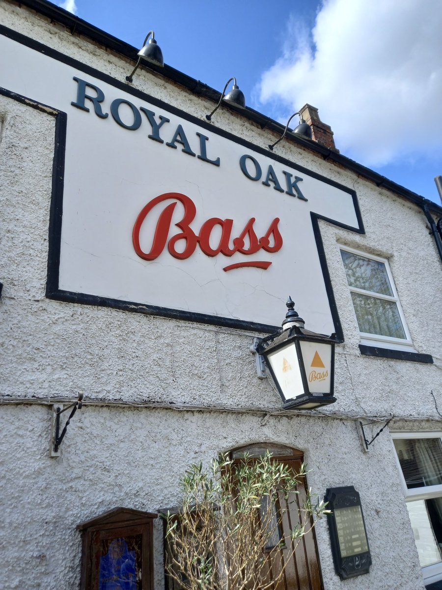 Couple of pints and fish+chips at the Royal Oak in Ockbrook.