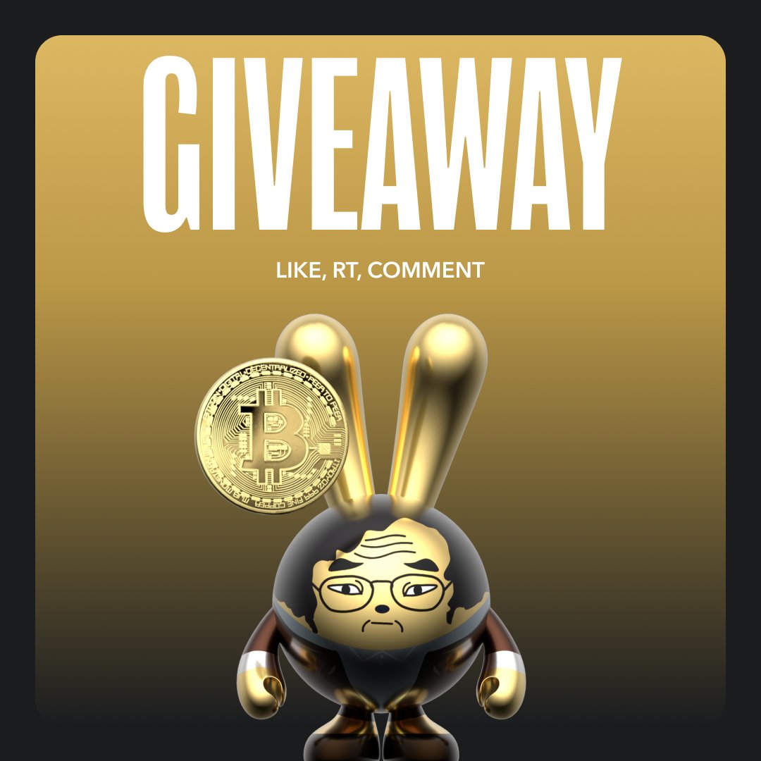 🔥 #Halving2024 day GIVEAWAY 🔥 Chase the chance to win the Satoshi Gold toy! How to take part? ❤️ Like 🔁 Retweet 💬 Comment 🎁Results in 24 hours!