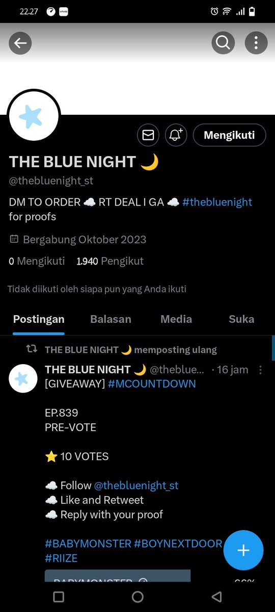 viooo_'s tweet photo. @thebluenight_st #BABYMONSTER https://t.co/Q7k9EYtCbt