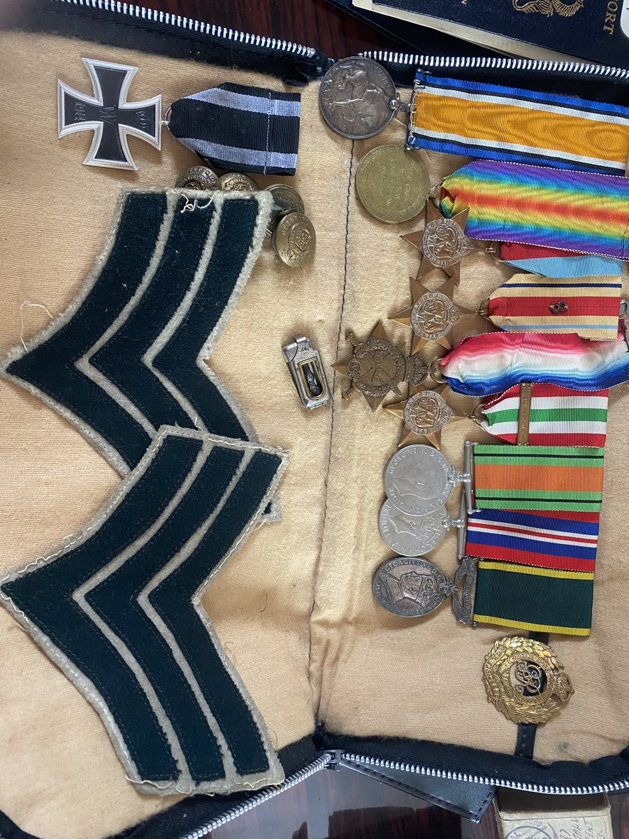 Bit of a family mystery today; how did an Iron Cross get in amongst my grandparents medals? Gotta be a story in there somewhere…