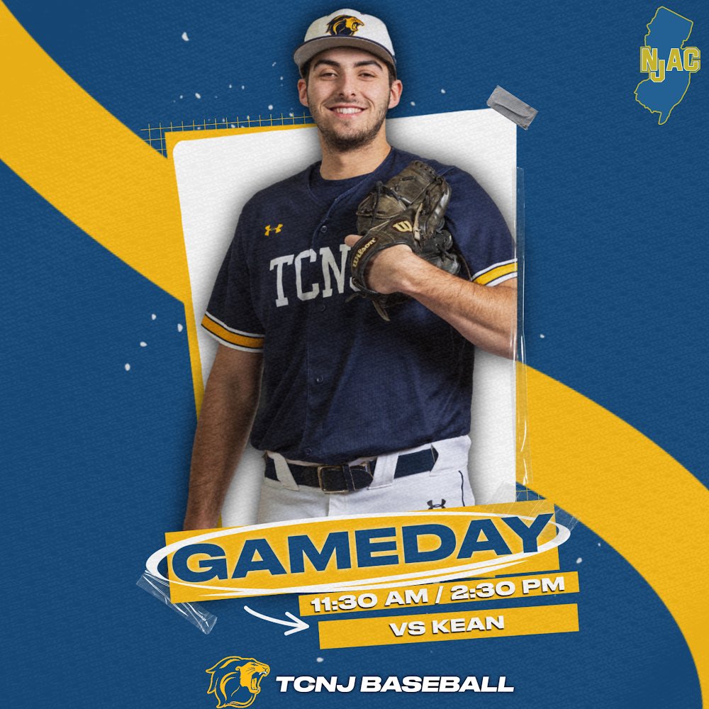 TCNJ Athletics (@tcnjlions) on Twitter photo Gameday! <a href="/BASEBALLTCNJ/">TCNJ BASEBALL</a> hosts Kean for the Senior Day doubleheader!
π (RV) Kean University
π 11:30 AM / 2:30 PM
π Ewing, N.J. (George Ackerman Park)
πΊ pitchaware.com/scorekeeper/puβ¦
π tcnjathletics.com/sidearmstats/bβ¦
#TCNJ #LionPride Gameday! <a href="/BASEBALLTCNJ/">TCNJ BASEBALL</a> hosts Kean for the Senior Day doubleheader!
π (RV) Kean University
π 11:30 AM / 2:30 PM
π Ewing, N.J. (George Ackerman Park)
πΊ pitchaware.com/scorekeeper/puβ¦
π tcnjathletics.com/sidearmstats/bβ¦
#TCNJ #LionPride