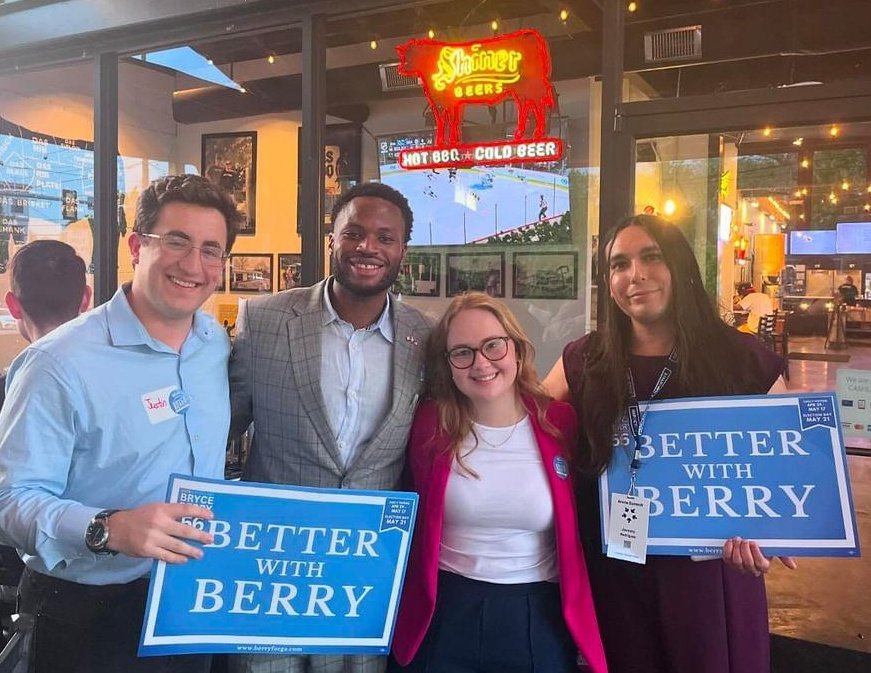 In Georgia 🍑 with @VotersTomorrow x Bryce Berry @BerryforGA. The next generation is here to create a better world for everyone and everything 🌍